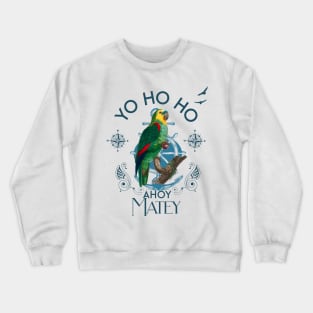 Yo Ho Ho Parrot Crewneck Sweatshirt